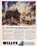 1944 Willys Jeep. Smoke Screen Saves American Soldiers in Tunisia (3)