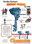1947 The New Outboard Motor Magic for 1948. Champion