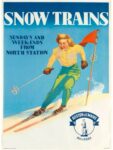 1948 Snow Trains. Boston and Maine Railroad
