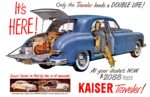 1949 Kaiser Traveler! Only the Traveler leads a Double Life!