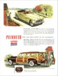 1949 Plymouth Convertible Coupe and Station Wagon