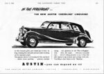 1950 Austin Sheerline Limousine. In The Forefront