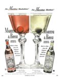 1950 For Matchless Manhattans! For Marvelous Martinis! Martini & Rossi