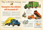 1950 Mack Golden Anniversary Trucks. Youngsters the oldsters will be proud of!