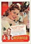 1950 Smoke my cigarette Chesterfield they're Milder... much Milder' Rhonda Fleming