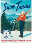 1950 Snow Trains. Boston and Maine Railroad