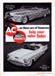 1951 AC ... on these cars of Tomorrow help your sales Today. GM Le Sabre & Buick XP-300