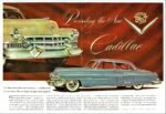1951 Cadillac Announcement. Far More Beautiful and Luxurious ... and Powered b the Great Master High-Compression Engine!