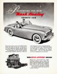 1951 Nash-Healey Brochure with New Dual-Jetfire Engine