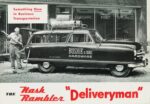 1951 Nash Rambler Deliveryman. Something New in Business Transportation