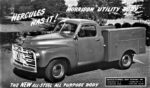 1951 Studebaker Utility Truck. The New All-Steel All Purpose Body