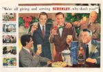 1951 'We're all giving and service Schenley... why don't you'