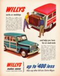 1951 Willys Station Wagon ... and helps you have fun on week ends