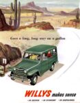 1951 Willys makes sense. Goes a long, long way on a gallon