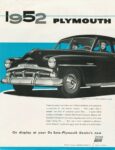 1952 Plymouth Ad