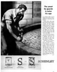 1952 The yeast he guards is twice his age. Schenley