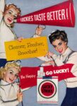 1953 Luckies Taste Better! Be Happy Go Lucky! Lucky Strike