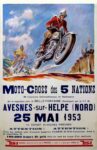 1953 Moto-Cross des 5 Nations. Avesnes -sur-Helpe (Nord) 25 Mai 1953