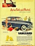 1953 Standard Vanguard Voyageur. Arrive Safe and Rested with money to spend (Canadian Ad)