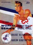 1954 5th Annual World Series of Basketball. College All-Americans vs Harlem Globetrotters