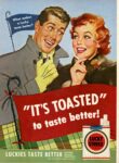 1954 'It's Toasted' to taste better! Lucky Strike