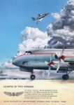 1954 Leading In Two Spheres. The Vickers 'Viscount' and the Supermarine 510. Vickers-Armstrong