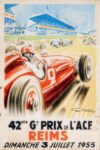 1955 42eme Gd Prix de L'A.C.F. (French Grand Prix) Reims. Dimanche 3 Juillet 1955
