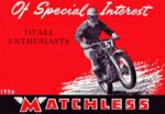 1956 Of Special Interest To All Enthusiasts Matchless