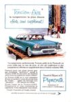 1958 Plymouth. Torsion-Aire la suspension la plus douce offerte sans supplement!