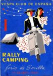 1958 Vespa Club De Espana. Rally Camping ferie de Sevilla