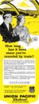 1960 How long has it been since you've traveled by train. Union Pacific Railroad
