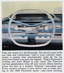 1960 Plymouth Dashboard & Steering Wheel