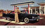 1960 Plymouth Fury Hardtop at Chevron Station