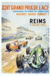 1960 XLVIe Grand Prix De L'A.C.F. Championnat Du Monde Des Conducteurs. Voitures Course Formule 1. Reims