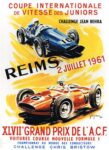 1961 Coupe Internationale de Vitesse des Juniors. Reims 2 Juillet 1961. XLVIIe Grand Prix De L'A.C.F. Voitures Course Nouvelle Formule 1