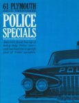 1961 Plymouth Police Specials Brochure Cover