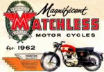 1962 Magnificent Matchless Motor Cycles for 1962