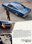 1967 Plymouth Barracuda. Plymouth is out to win you over
