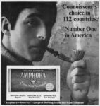 1969 Connoisseur's choice in 112 countries. Number One in America. Amphora