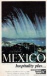 1969 Mexico, acapulco bay, mexico. hospitality plus..