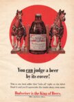 1969 You can judge a beer by its cover! Budweiser