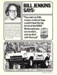 1972 Bill Jenkins Says. Pennzoil