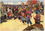 1973 The light cavalry of literature and art arrives in a fishing village