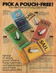 1977 Pick A Pouch-Free! Imported Sail and Flying Dutchman