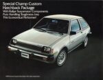1980 Plymouth Champ Custom Hatchback Package