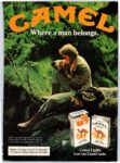1982 Camel. Where a man belongs