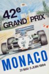 1984 42e Grand Prix Monaco. 31 Mail - 3 Juin 1984