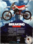 1989 KTM 125 MX. Breaking Ground