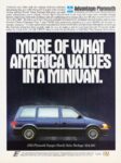1992 Plymouth Voyager with Family Value Package