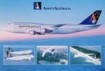 1996 Ansett Australia Fleet Postcard